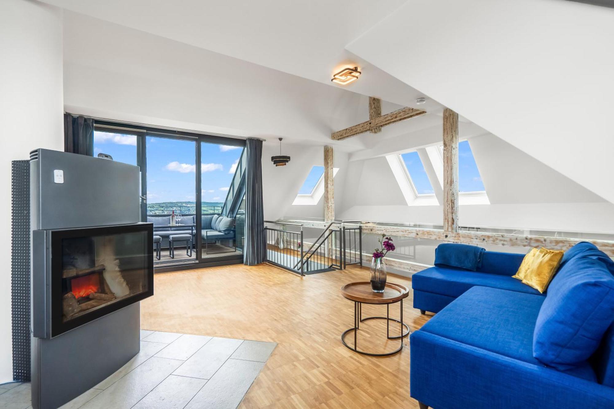 Dnd Design Loft I 170Qm I Parken I Balkon I Workstation I Netflix I Kaffee I Waschmaschine I Trockner I Xbox I Ausblick Apartman Würzburg Kültér fotó